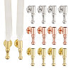CHGCRAFT 12Pcs 3 Colors Alloy Brooch Findings FIND-CA0009-91-1