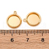 Brass Pendant Cabochon Settings KK-F898-20A-G-3