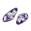 4Pcs Transparent Epoxy Resin Butterfly Wings Pendants RESI-C057-07C-2