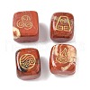 4Pcs 4 Styles Natural Red Jasper Display Decorations G-F786-03A-03-1