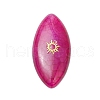 3Pcs 3 Styles Dyed Natural Brazilian Agate Cabochons PALLOY-JF04017-04-3