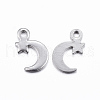 Tarnish Resistant 201 Stainless Steel Stamping Blank Tag Pendants X-STAS-H376-05-2