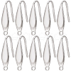 SUNNYCLUE 80Pcs 316 Surgical Stainless Steel Earring Hooks STAS-SC0005-65-1