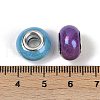 Opaque Resin European Beads RESI-C059-01B-3