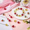 BENECREAT 30Pcs 3 Style Handmade Lampwork Beads LAMP-BC0001-01-5