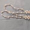 Rhombus Plastic Pearl with Glass Seed Beaded Anklets FS-WGADC6C-01-2
