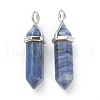 Natural Sodalite Pendants G-M378-01P-A18-2