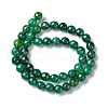 Natural Green Onyx Agate Beads Strands G-G580-8mm-23-4