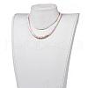 Handmade Polymer Clay Heishi Beaded Necklaces NJEW-JN02890-03-3