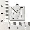 Non-Tarnish 304 Stainless Steel Pendants STAS-H184-11P-3