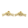 Ion Plating(IP) 304 Stainless Steel Stud Earrings for Women EJEW-N054-18G-1
