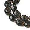 Natural Golden Sheen Obsidian Beads Strands G-Z006-A40-4
