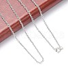 316 Stainless Steel Cable Chain Necklaces X-NJEW-JN01047-04-3
