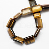 Rectangle Shaped Gemstone Natural Tiger Eye Beads Strands G-S112-16-2