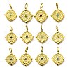 304 Stainless Steel Rhinestone Pendants STAS-M109-08G-1