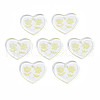 Transparent Resin Pendants RESI-N030-001D-1