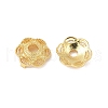 Brass Bead Caps KK-V015-10G-1