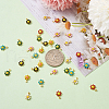 Spritewelry 42Pcs 7 Colors Brass Enamel Charms KK-SW0001-04-15