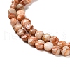 Natural Red Netstone Beads Strands G-C179-A6mm-25-4