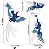 Phoenix Computerized Embroidery Cloth Iron on/Sew on Appliques PATC-WH0009-15-2