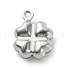Non-Tarnish 304 Stainless Steel Pendants STAS-D243-12-1