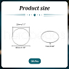 Unicraftale 50Pcs 304 Stainless Steel Linking Ring FIND-UN0003-62-3