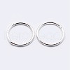 925 Sterling Silver Round Rings STER-F036-03S-0.9x6-2