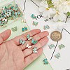 ARRICRAFT 60Pcs 5 Colors Alloy Enamel Charms FIND-AR0005-17B-3