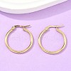 Ion Plating(IP) 304 Stainless Steel Hoop Earrings EJEW-N0016-11G-C-2