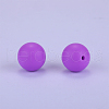 Round Silicone Focal Beads SI-JX0046A-04-2