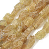 Raw Rough Natural Yellow Apatite Beads Strands G-M453-D07-2