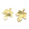 Brass Pendants KK-P155-07G-NR-2