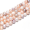 Natural Cultured Freshwater Pearl Beads Strands PEAR-N013-07O-01-5
