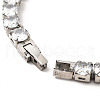 Clear Cubic Zirconia Tennis Bracelet BJEW-E009-25B-P-5