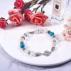 Tibetan Style Alloy Links TIBEP-PH0004-76-WH-7