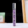 Natural Amethyst Chip Bead Roller Ball Bottles PW-WG59305-02-1