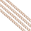 Aluminium Twisted Curb Chains CHA-YW0001-01RG-3