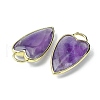 Natural Amethyst Pendants G-O204-02G-2