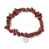 12Pcs 12 Styles Constellations Guardian Gemstone Stretch Bracelets BJEW-JB11147-6
