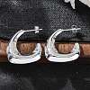 304 Stainless Steel Stud Earrings EJEW-A125-35S-2