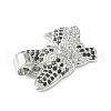 Brass Micro Pave Cubic Zirconia Pendants ZIRC-F138-04P-3