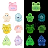 14Pcs 7 Styles Christmas Theme Magic World Luminous Resin Display Decoration FIND-YW0005-81-1