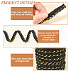 BENECREAT 10 Yards Polyester Braided Lip Cord Trim OCOR-BC0006-29-4