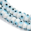 Handmade Evil Eye Lampwork Beads Strands LAMP-A007-02B-02-3