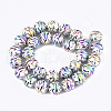 Electroplate Glass Beads Strands EGLA-S177-09B-05-2