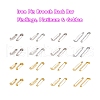 Iron Pin Brooch Back Bar Findings IFIN-YW0001-02-2