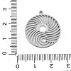 304 Stainless Steel Pendants STAS-I327-15P-3