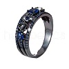 Alloy & Rhinestone Finger Rings FS-WG4F886-04-2