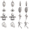 SUNNYCLUE 64Pcs 8 Styles Tibetan Style Alloy Pendants FIND-SC0007-66-1