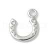 U-Shaped Brass Pendants KK-Q091-06P-1